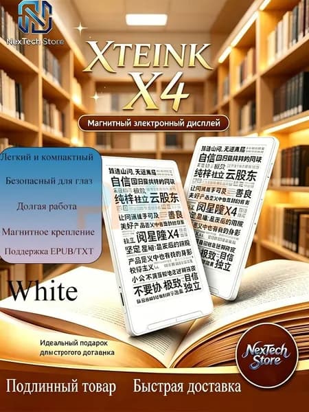 4.3" Электронная книга XTEINK X4, белый