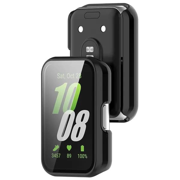 Чехол для смарт-часов Samsung Galaxy Fit3 с защитным стеклом 9H