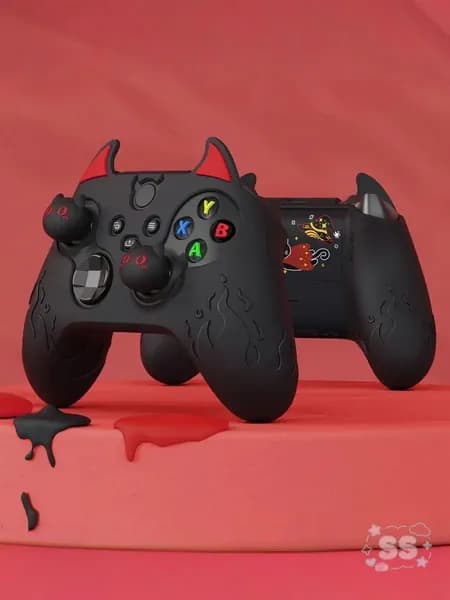 Премиумзащита углов геймпада Xbox Series X/S из силикона, черная SS004