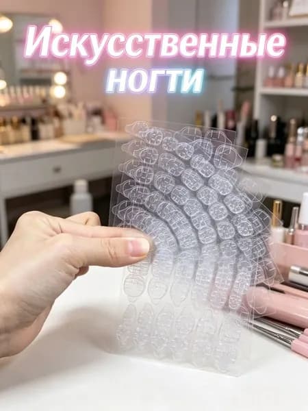 Двусторонний скотч, прозрачный, для наращивания ногтей, декоративный, 120 штук