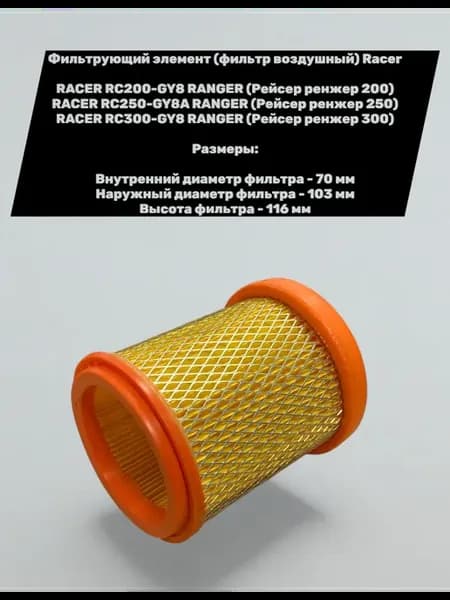 Фильтрующий элемент Racer Ranger 200 300
