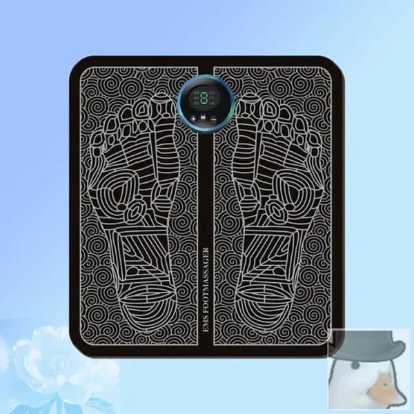 EMS Лечебный массажер электрический для ног/ Massager для ступней с USB зарядкой/ Расслабляющий массажный коврик-миостимулятор /