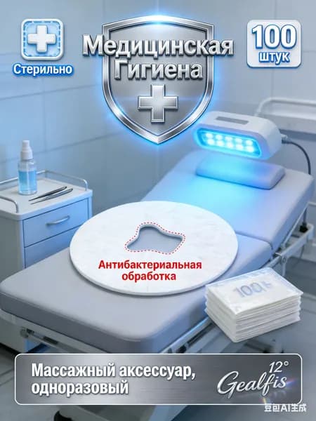 Одноразовые салфетки с отверстием для массажного стола, силиконовых подушек