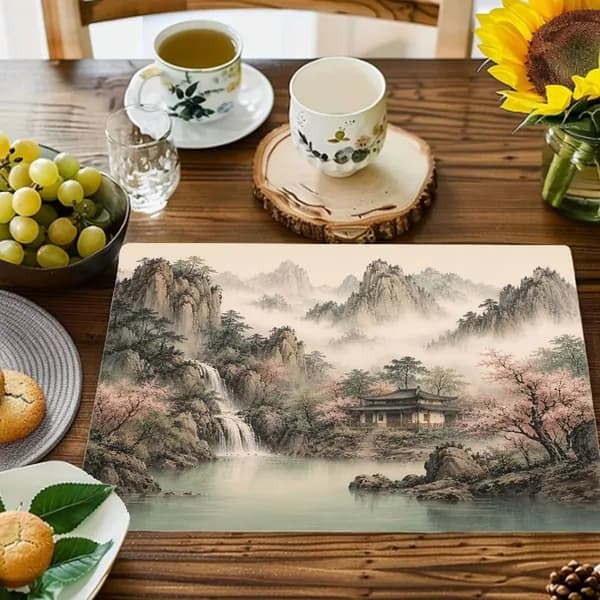 Салфетка сервировочная Искусственные материалы 32x42см, 1шт.