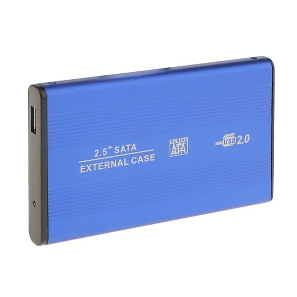 Компьютерный корпус Внешний корпус для HDD/SSD 2.5 USB 2.0 SATA, разноцветный (Does not apply)