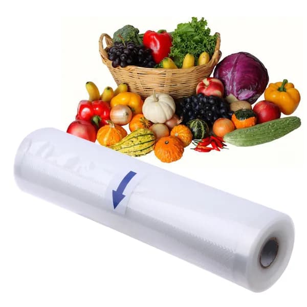 Вакуумные пакеты для пищевых продуктов из полиамида, прозрачные, 20 см 50 м
