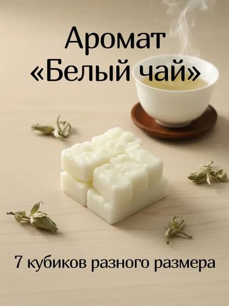 Аромавоск "Белый чай"/ воск для аромаламп/wax melts/сердца