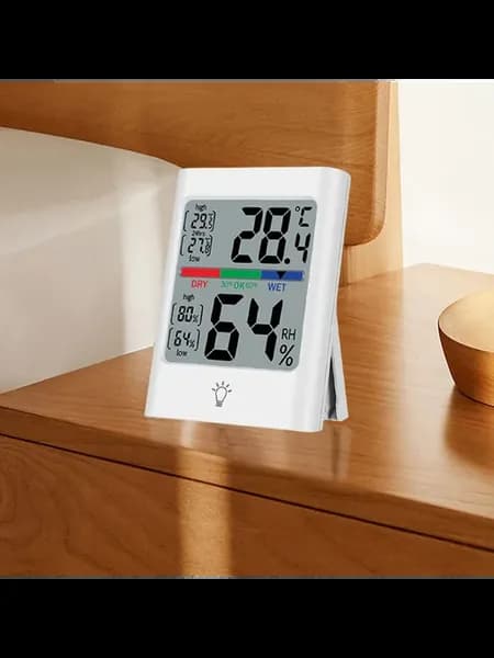 Термометр indoor с подсветкой, большой дисплей для дома