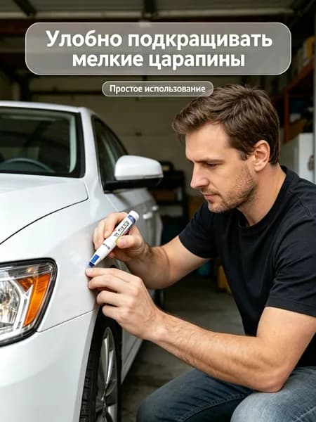 Краска автомобильная, цвет: перламутровый, 12 мл, 1 шт.