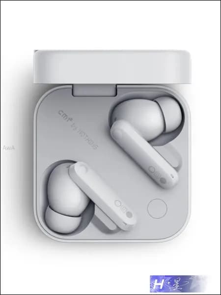 Наушники беспроводные с микрофоном CMF Buds Pro 2, Bluetooth, USB Type-C, белый