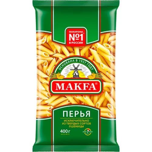 Makfa Макароны Перья 400 гр, 1 уп