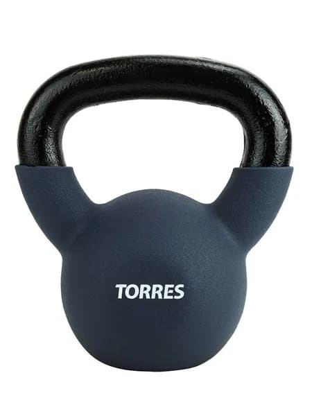 Гиря TORRES PL55226, 1 штука, вес 6 кг., серый