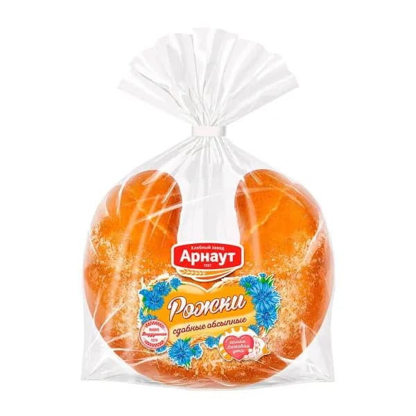 Рожки обсыпные пшеничные Арнаут 200г