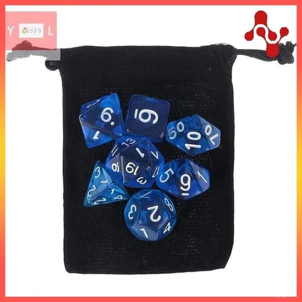 Набор многогранных игральных костей для настольных игр, 7 шт