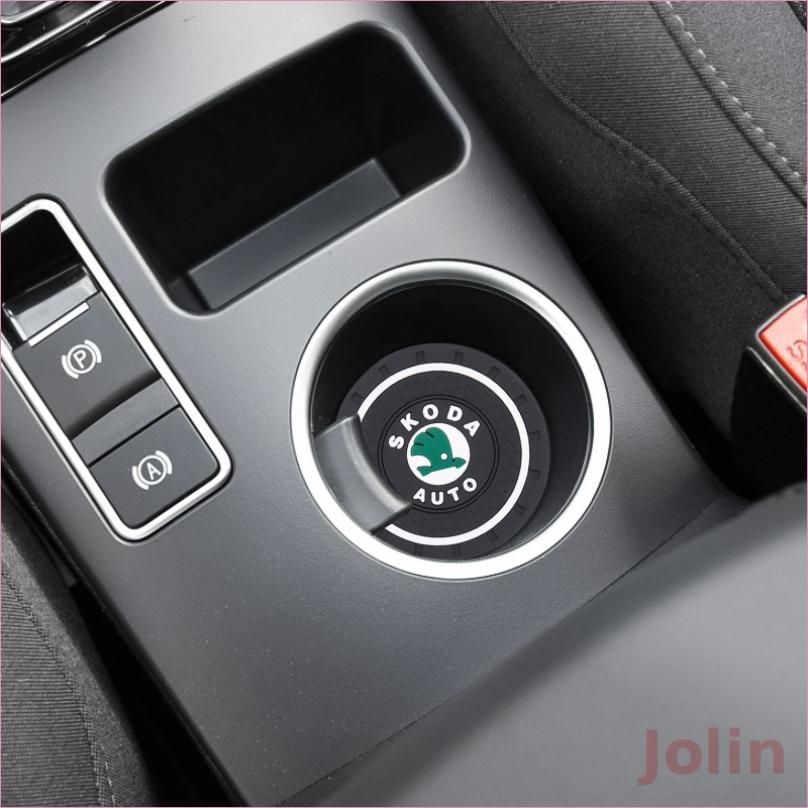 Шкода / Skoda автомобиль держатель чашки резиновые коврики подставки