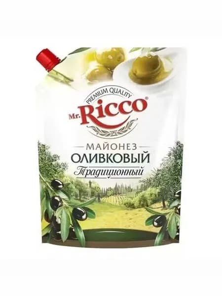 Майонез Mr.Ricco Оливковый 50% 630 г
