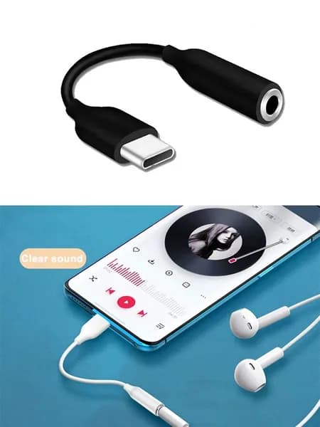 Адаптер USB Type C на 3.5 мм аудио для Samsung, кабель Aux с разъемом 3.5 наушников Galaxy Note 20 S24 UItra S21 S22 Plus A54 A55 A33