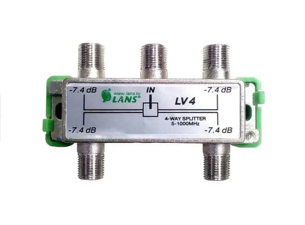 Эфирный Делитель на 4 ТВ LANS LV4