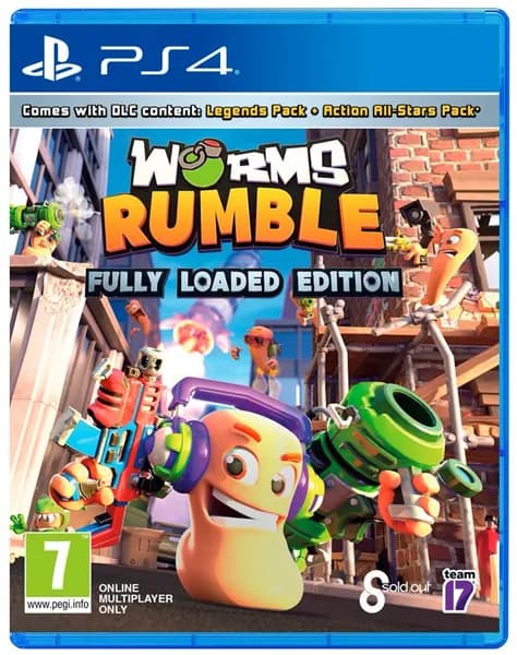 Игра для PS4/PS5 Worms Rumble: Fully Loaded Edition (НУЖНА PSPLUS) (Диск) (PlayStation 4, PlayStation 5, Русские субтитры)