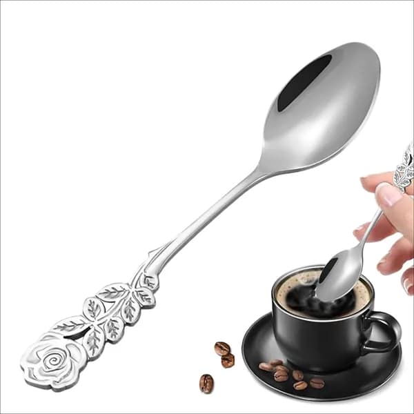 Ложка кофейная серебристый