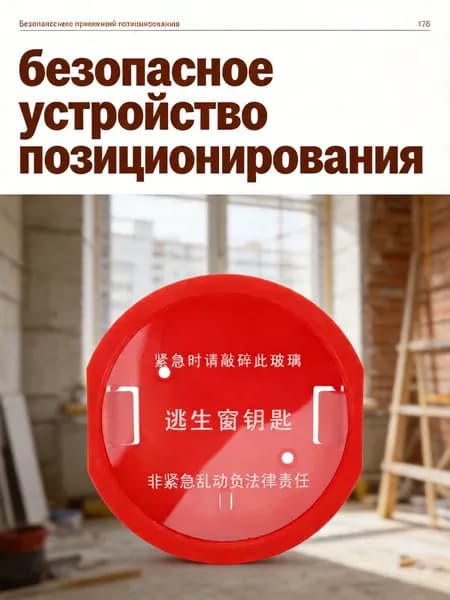 Настенный аварийный шкаф для ключей из пластика для пожарной безопасности