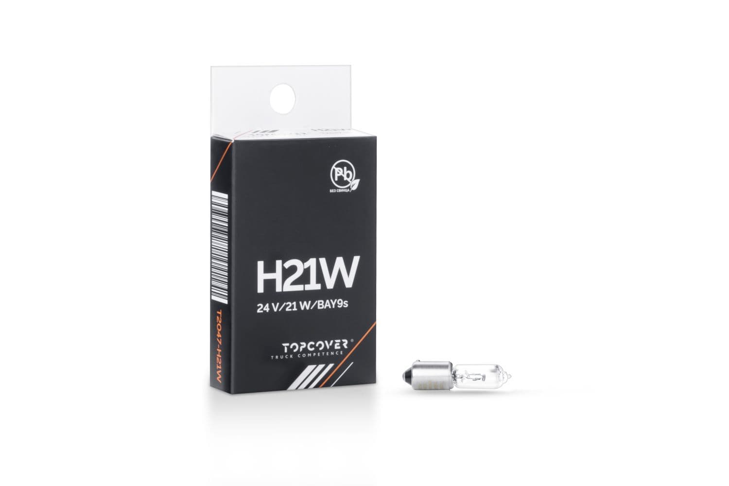 Лампа H21W 24V-21W BAY9S ORIGINAL LINE BAY9s, подходит для Вольво FH FM Volvo Fh Fm, T2047H21W, TOPCOVER