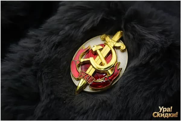 Эксклюзивный нагрудный знак МВД СССР, выпущенный при ЦК КПСС
