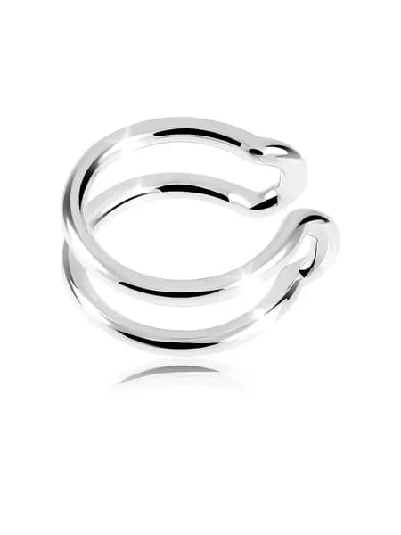 Моносерьга серебро 925