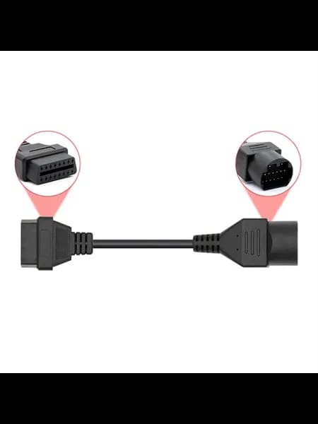 Адаптер кабеля диагностики OBD2 17Pin на 16Pin для сканера к…