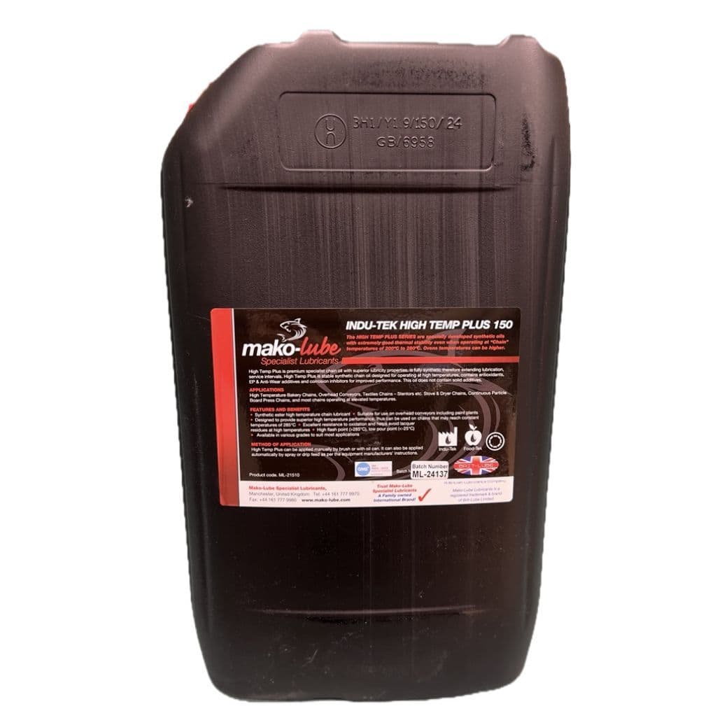 Indu-Tek High temp plus oil ISO VG 150 Масло для печных цепей 20 литров