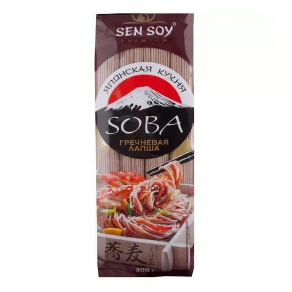 Макаронные изделия Sen Soy Soba Лапша гречневая 300 г