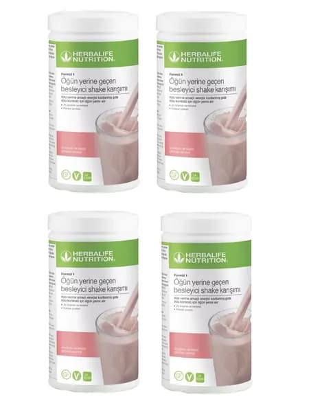 Herbalife Formula 1 Протеиновый Коктейль Малина 500 г,2шт