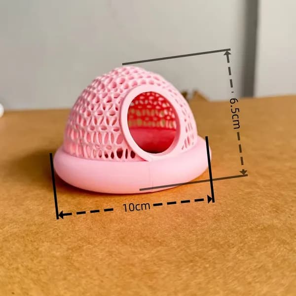 Плавающий домик для рыб из PLA, 3D-печать, аквариумный аксессуар, укрытие и декор для аквариума