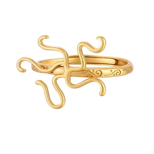 Кольцо-заготовка с бирюзой и кристаллами, Gold - HJ798 маленький