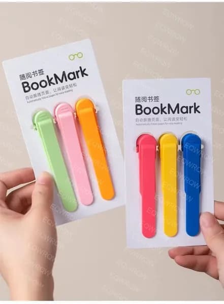 Букмарк 9,2 см, набор из 3 штук для книг