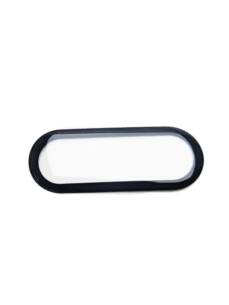 Защитная пленка (Полное покрытие) для Xiaomi Mi Smart Band 6 Черная (силикон)