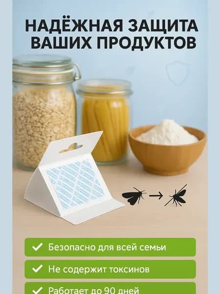 защита от пищевой моли без запаха и токсинов