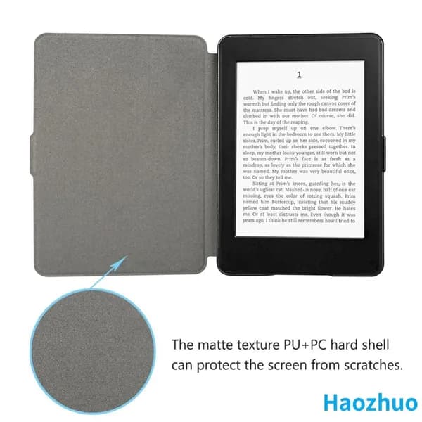 Чехол для электронной книги Kindle Paperwhite 4 (2018) с матовой текстурой и рисунком