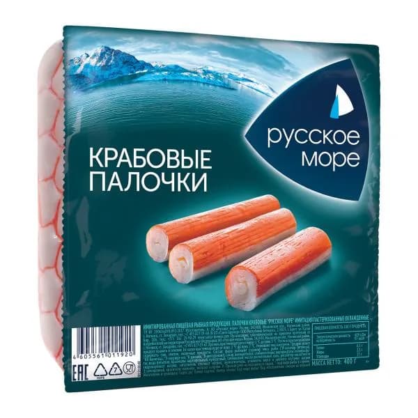 Крабовые палочки Русское Море 400г