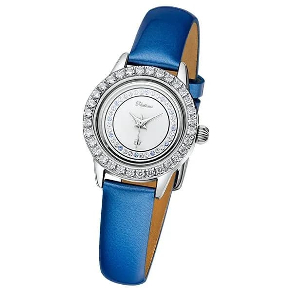 Женские серебряные часы Platinor Лоран с фианитами, арт. 96906.126