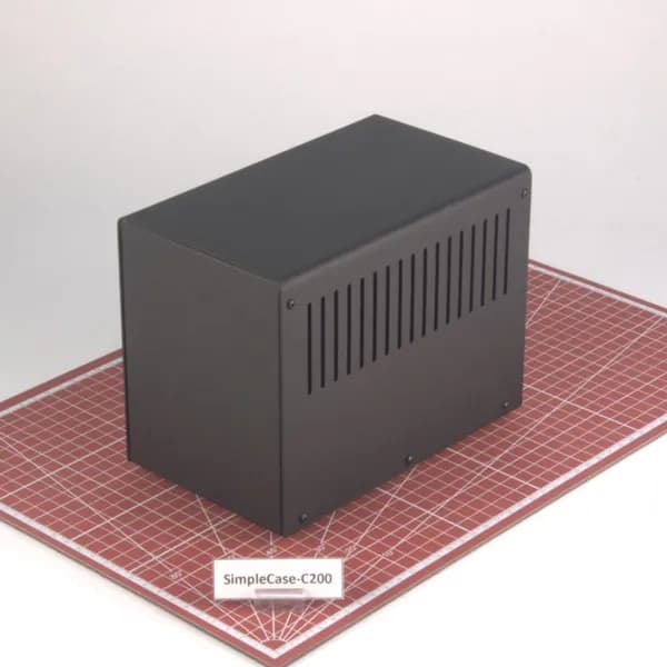 SimpleCase-C200 Универсальный металлический корпус для радиоэлектронных устройств. Размер (ШхД-В) 120х200-150 (мм)