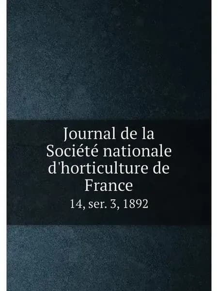 Journal de la Societe nationale d'hor
