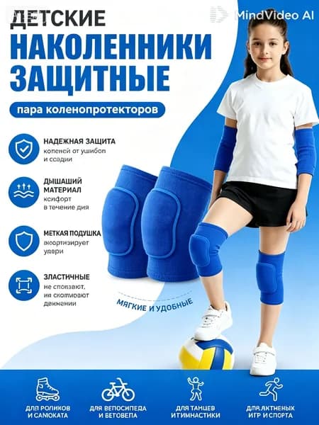 Наколенники для гимнастики, размер: L