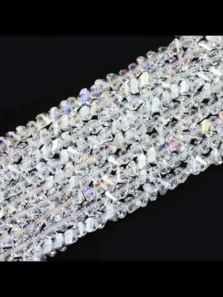 Бусины из хрусталя Swarovski 8 мм, белые, 90 шт