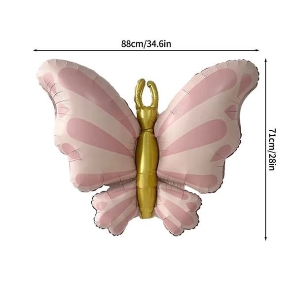 Воздушные шары для праздничного оформления дня рождения в стиле бабочек