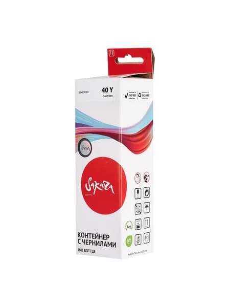 Sakura GI-40 Y - 3402C001 Чернила желтый 7700 стр