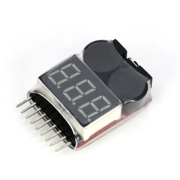 LiPo тестер 1-8S Тестер аккумуляторов 3.7В-30В