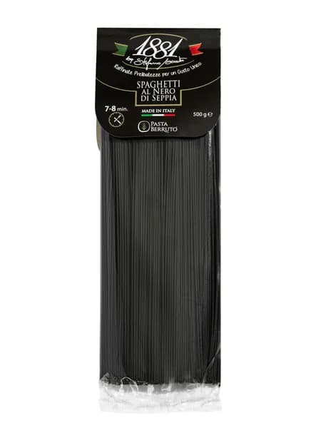 Cпагетти с чернилами каракатицы (черные), 1шт/ 500 гр Италия, Pasta Berruto