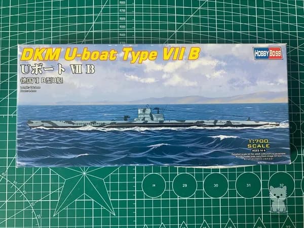 HOBBYBOSS 1/700 87008 Немецкая подводная лодка тип VII B сборная модель корабля