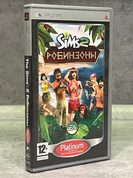 The Sims 2: Робинзоны / Диск с игрой для PSP, издание Platinum